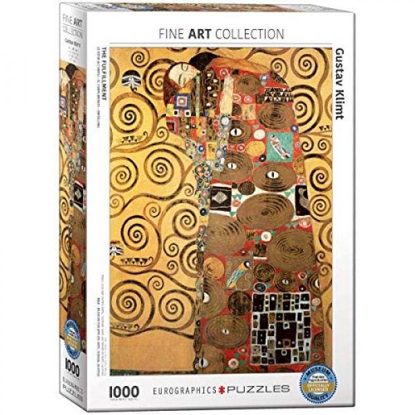Spełnienie, Gustav Klimt  (Smart Cut Technology)​​​​ - Sklep Art Puzzle